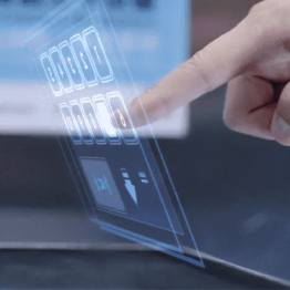 Contactless elevator media