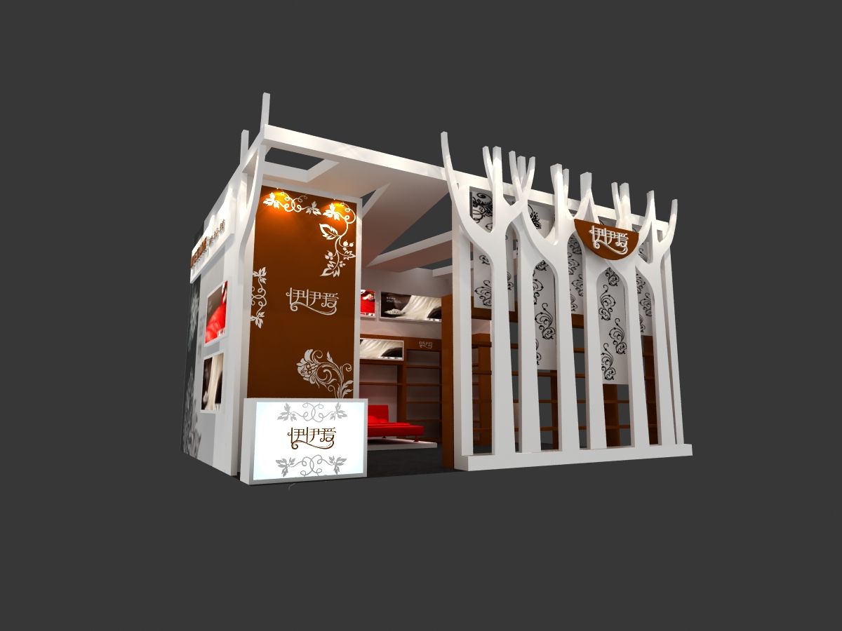 伊伊爱床上用品展览展示