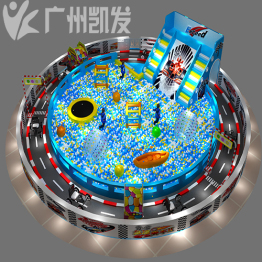 Naughty castle ball pool theme park